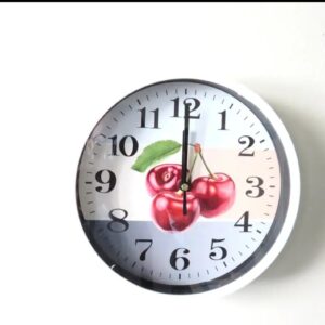 Horloge murale cerisier